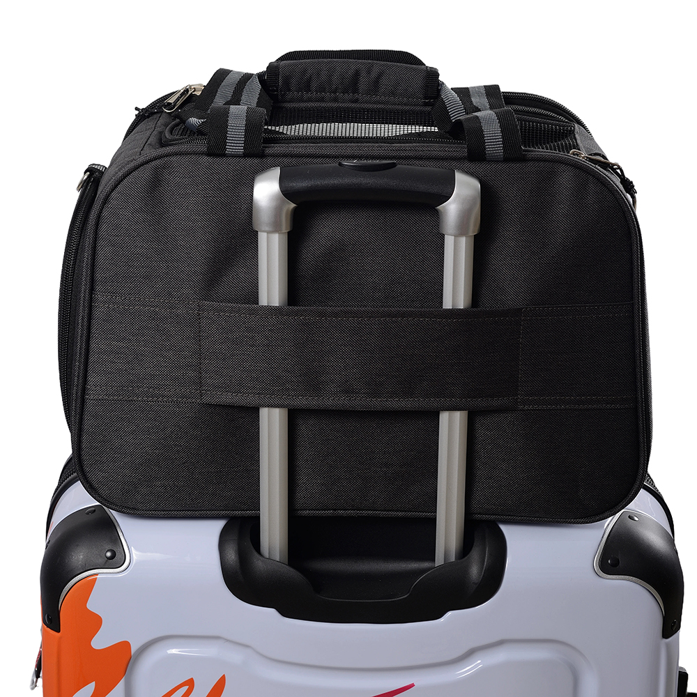 Portable Pet Carrier with Luggage Strap 