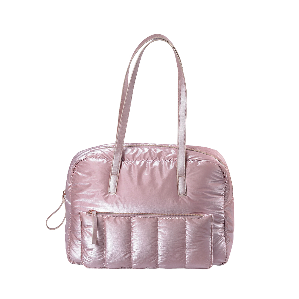 new material puffy daily commuting handbag 